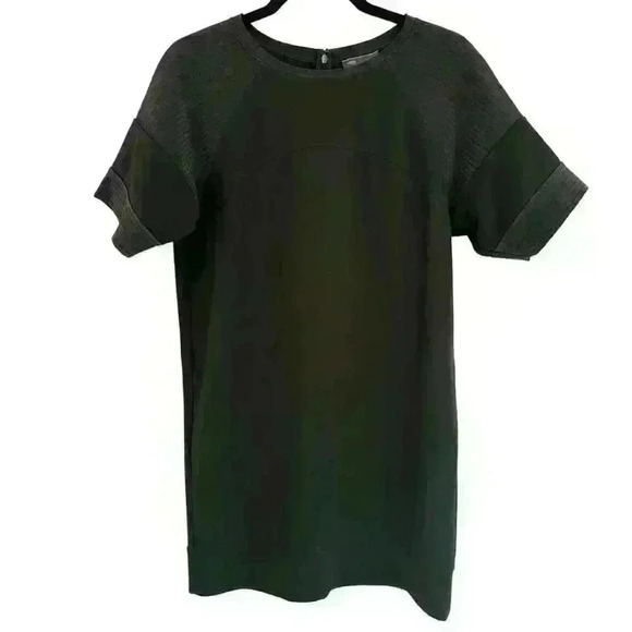 Vince Dresses & Skirts - Vince Olive Green Short Sleeve Shift Dress Size Small